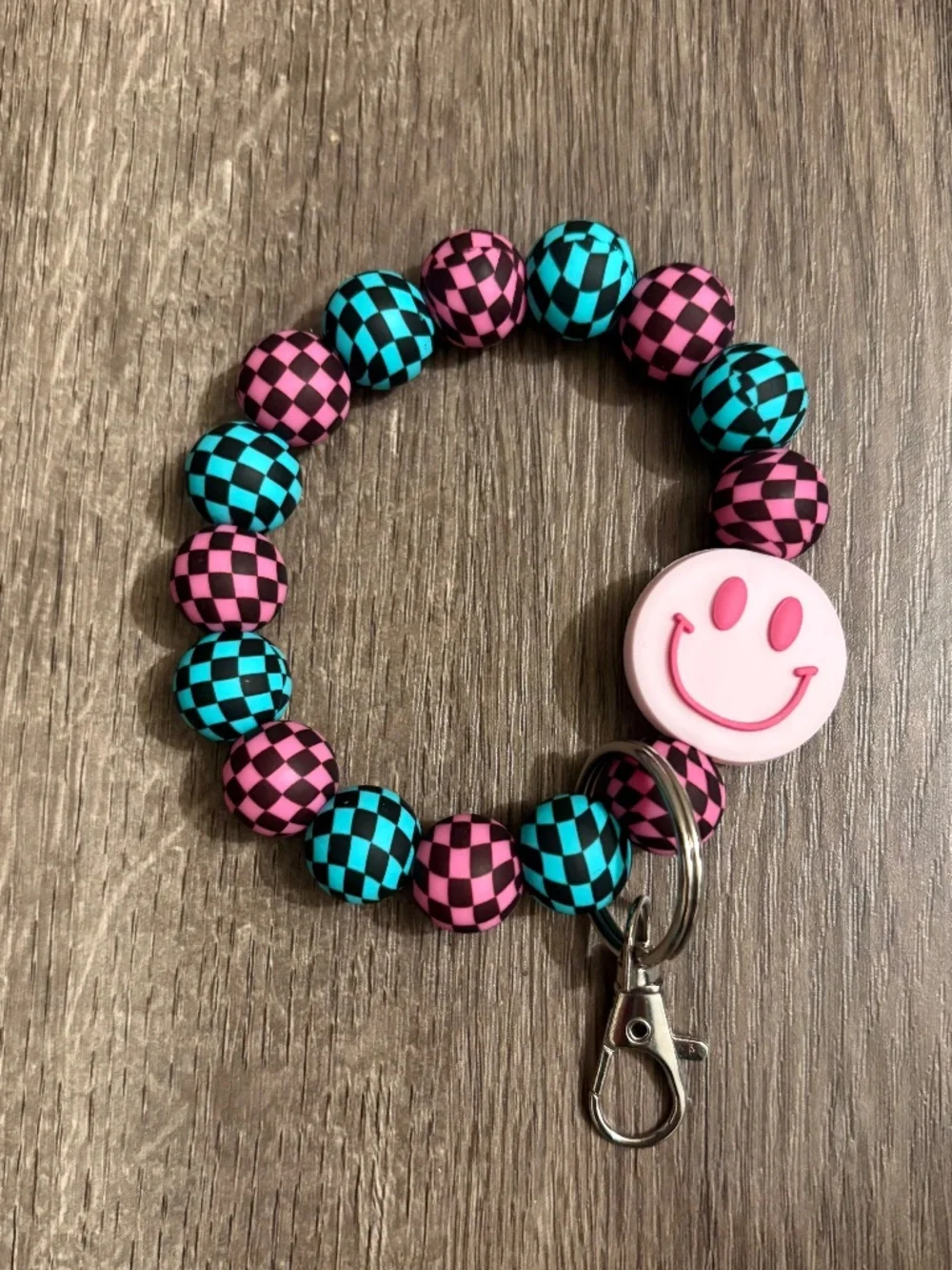 cute handmade 7.5in wristlet for women